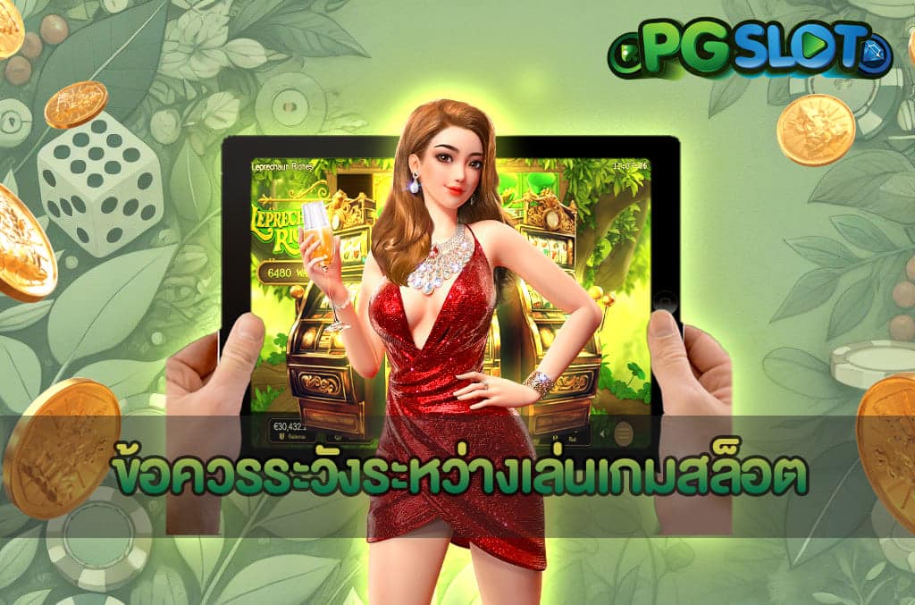 ข้อควรระวังระหว่างเล่นเกมสล็อต