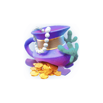 ทดลองเล่น Mermaid Riches สล็อตนางเงือกมหาสมบัติ จาก PGSLOT 17 mermaidriches_vase